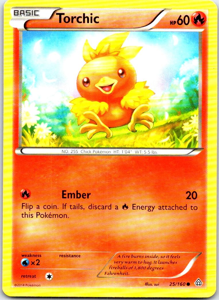Torchic - 25/160 - - PRIMAL CLASH - Pokemon - Common | AB72-6