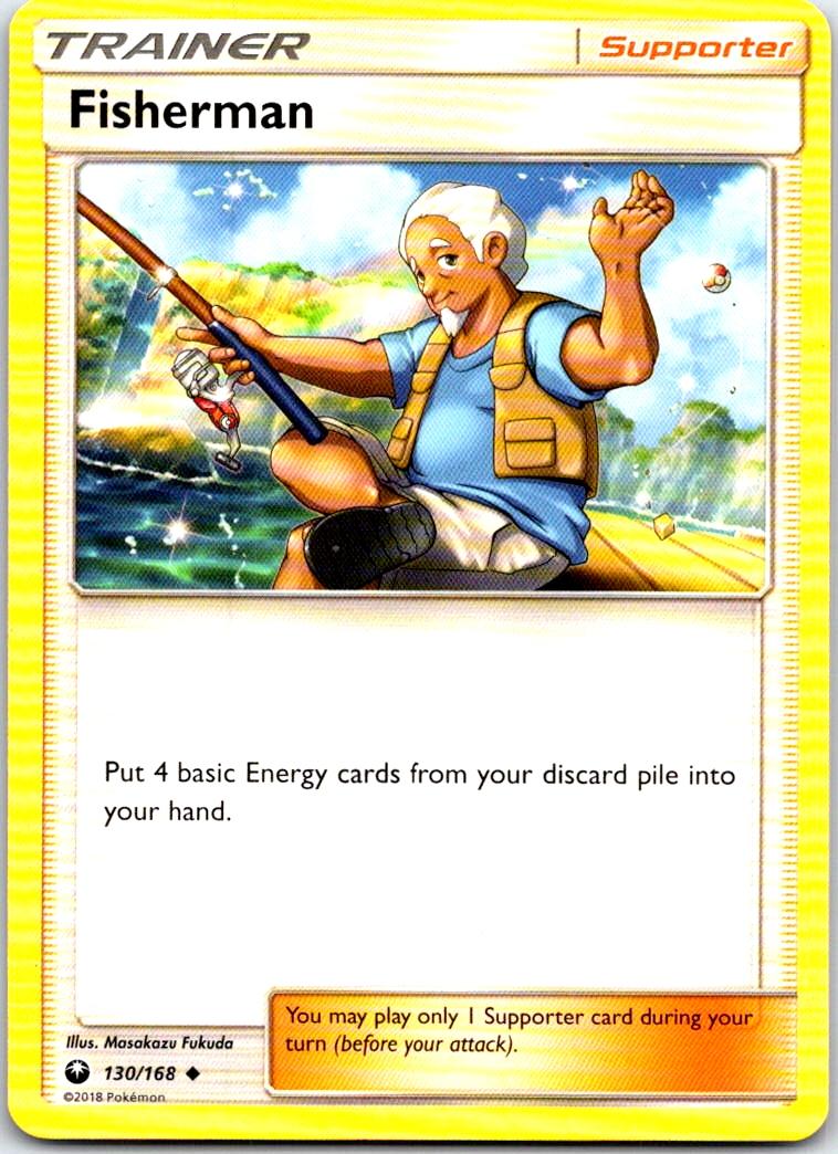 Fisherman - 130/168 - - CELESTIAL STORM - Pokemon - Uncommon | AB41-10