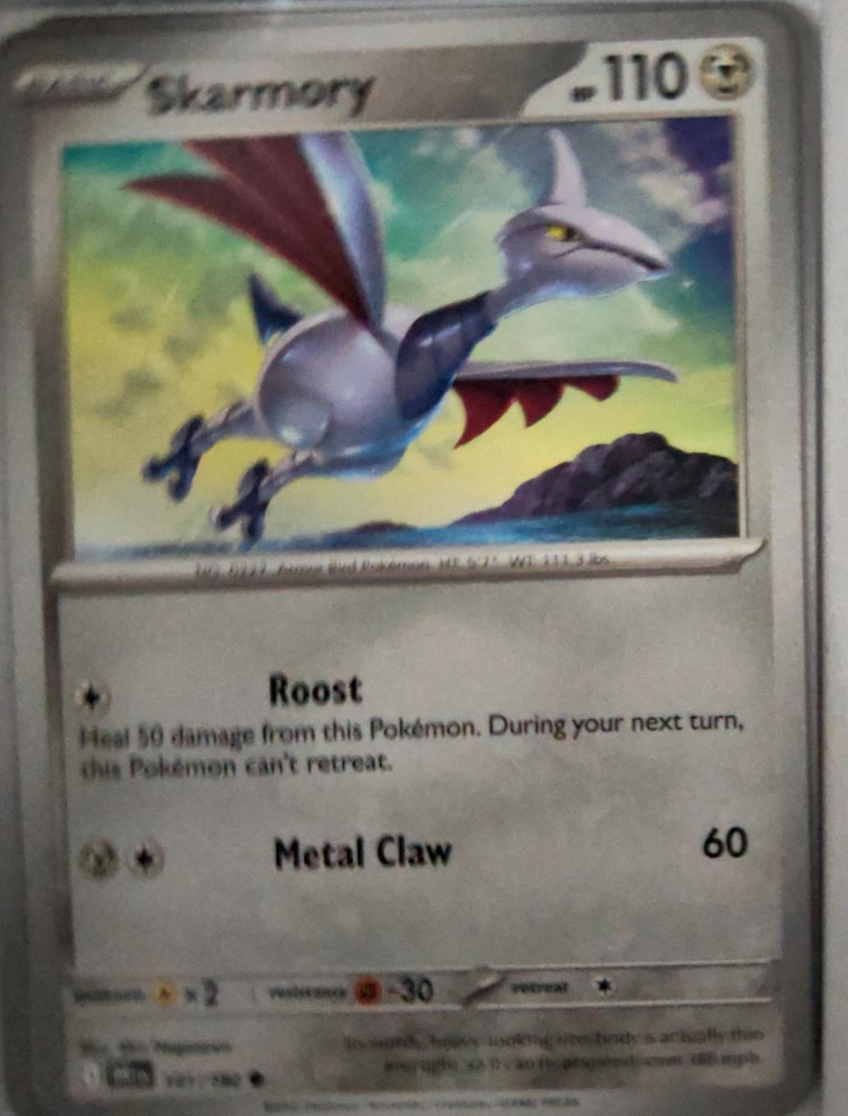 Skarmory - 141/182 - - DESTINED RIVALS - Pokemon - Common | AA52-6