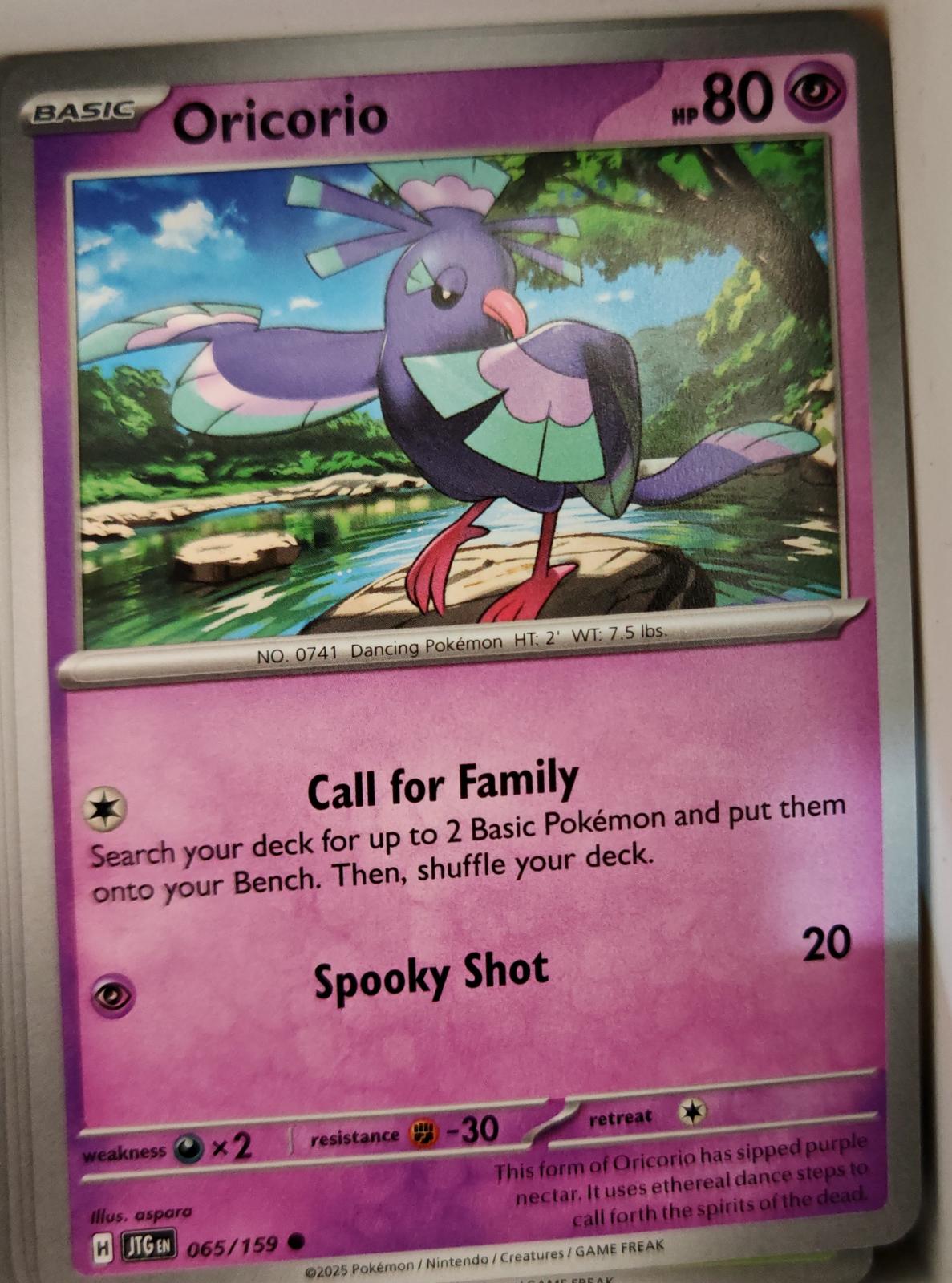 Oricorio - 065/159 - - JOURNEY TOGETHER - Pokemon - Common | AA09-81