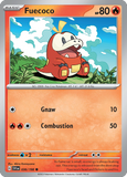 Fuecoco - 036/198 - Reverse Holo - SCARLET & VIOLET - Pokemon - Common | AA49-9