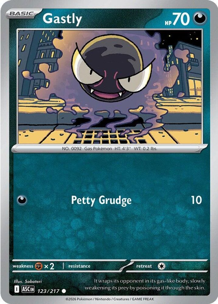 Gastly - 123/217 - - ASCENDED HEROES - Pokemon - Common | AA45-46