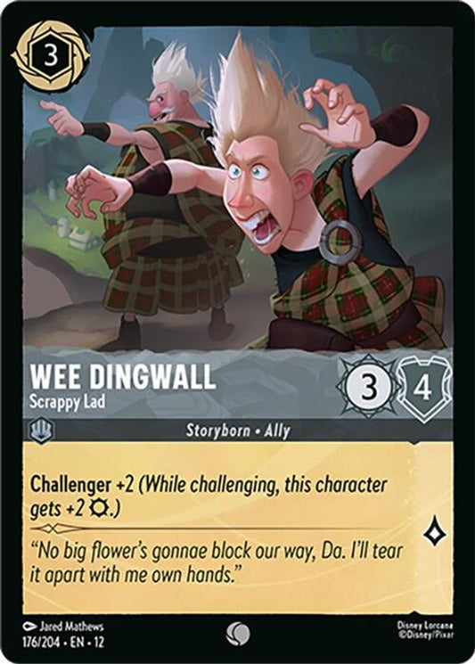Wee Dingwall - Scrappy Lad - 176/204 - - WILDS UNKNOWN - Lorcana - | LAA02-41