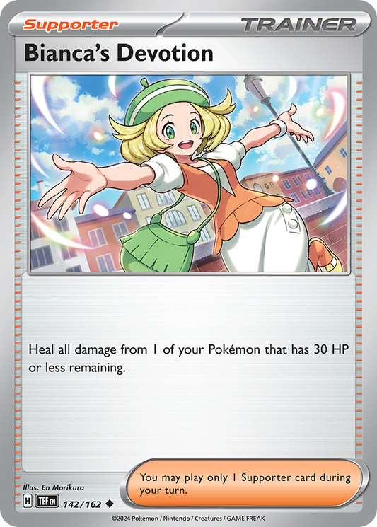 Bianca's Devotion - 142/162 - - TEMPORAL FORCES - Pokemon - Uncommon | AA41-77