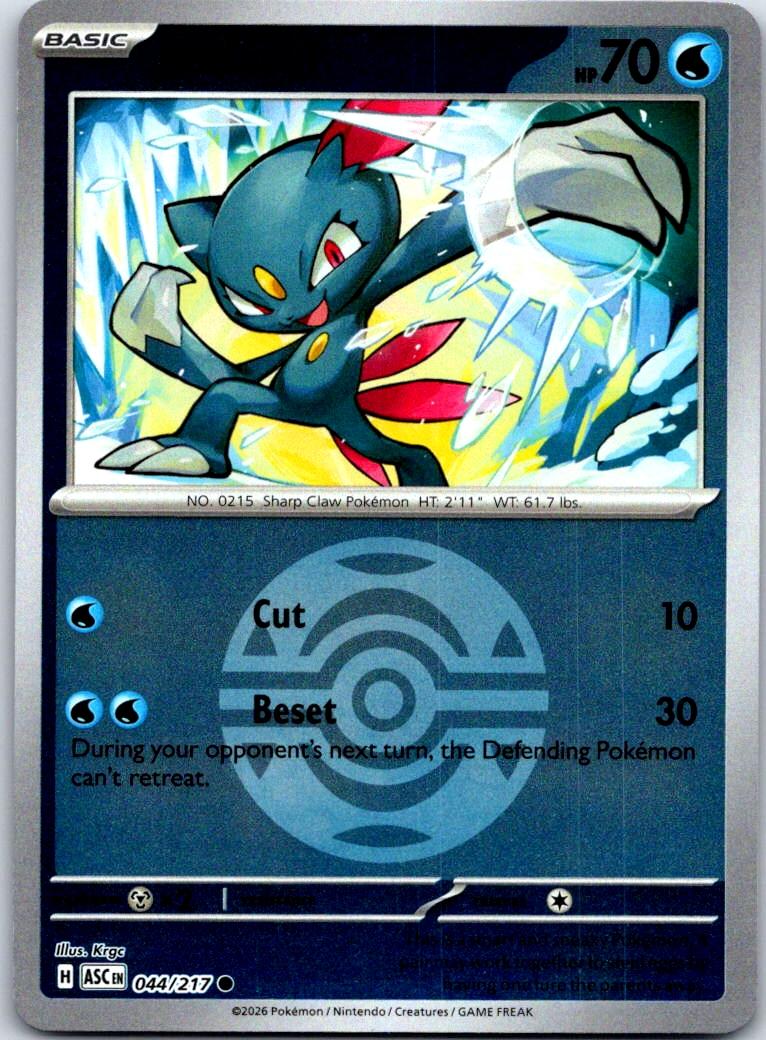 Sneasel (Dusk Ball) - 044/217 - Reverse Holo - ASCENDED HEROES - Pokemon - | AB04-40