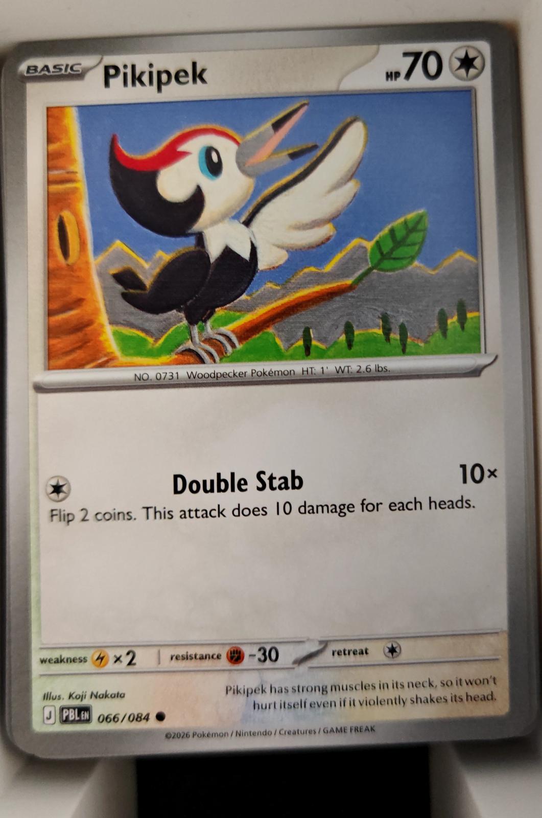 Pikipek - 066/084 - - PITCH BLACK - Pokemon - Common | AA28-100