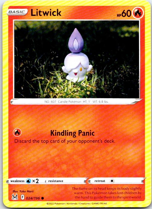 Litwick - 024/196 - - LOST ORIGIN - Pokemon - Common | AC09-6