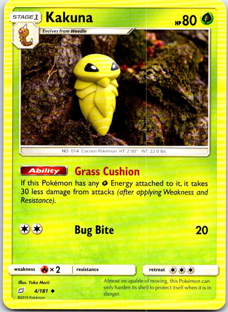 Kakuna - 4/181 - - TEAM UP - Pokemon - Uncommon | AB81-24