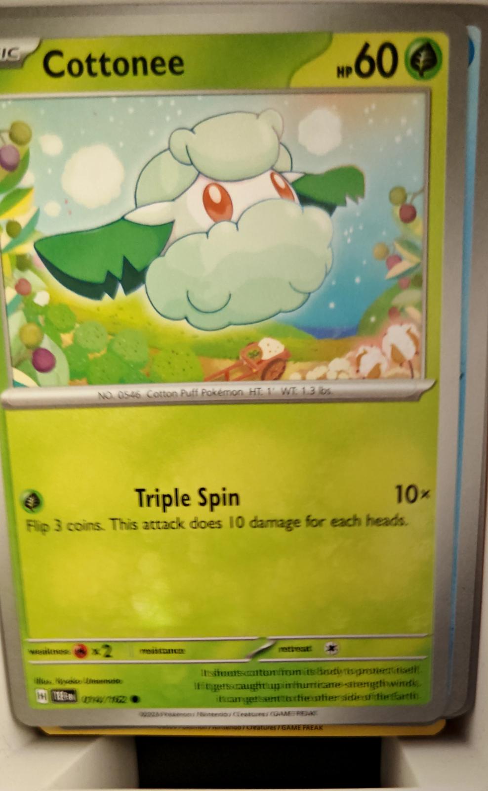 Cottonee - 007/131 - - PRISMATIC EVOLUTIONS - Pokemon - Common | AA21-98