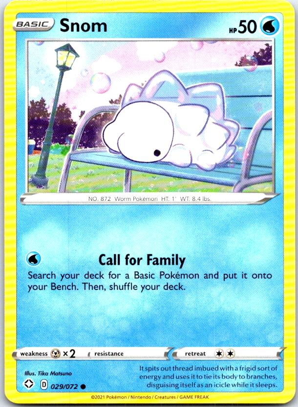 Snom - 029/072 - - SHINING FATES - Pokemon - Common | AB98-24