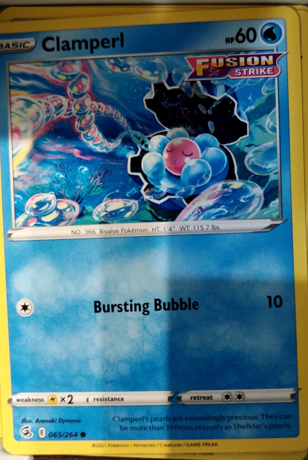 Clamperl - 065/264 - - FUSION STRIKE - Pokemon - Common | AA67-8