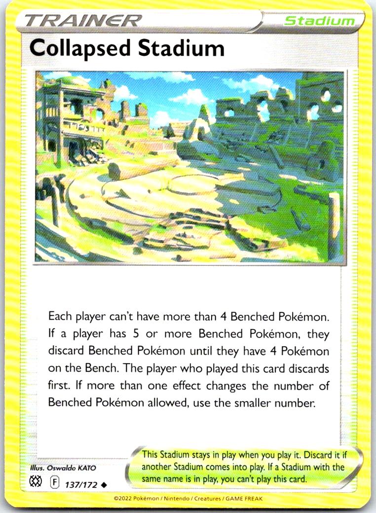 Collapsed Stadium - 137/172 - - BRILLIANT STARS - Pokemon - Uncommon | AB15-49