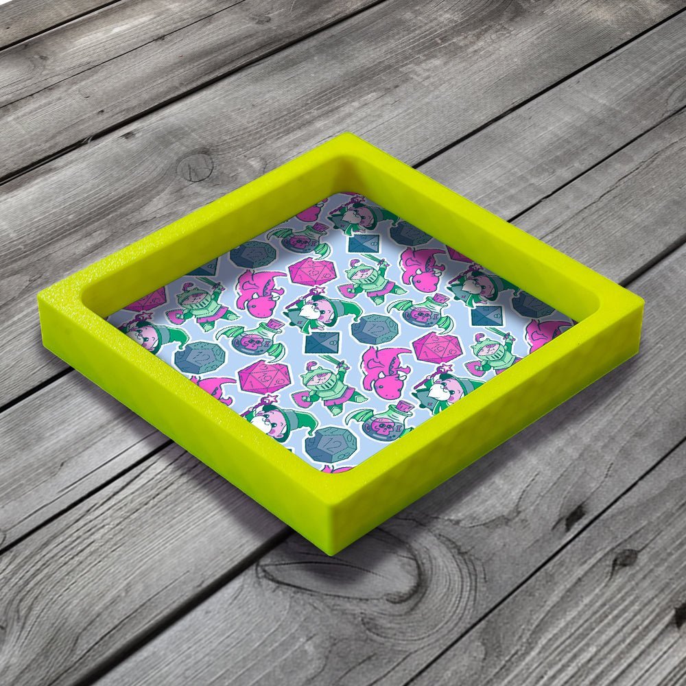 3D Printed Dice Tray - Arkham Horror Miskatonic University Board Game Tabletop Gaming Gifts Accessories, RPG D&D Dice