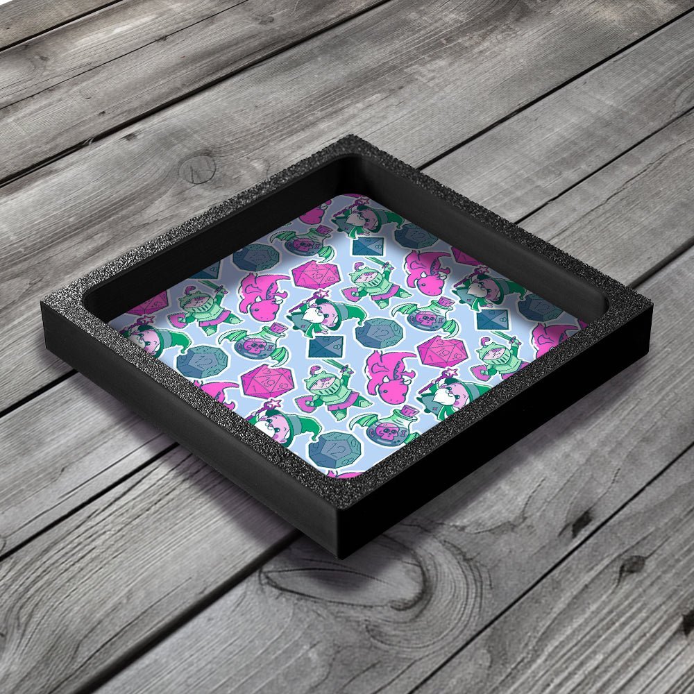3D Printed Dice Tray - Arkham Horror Miskatonic University Board Game Tabletop Gaming Gifts Accessories, RPG D&D Dice