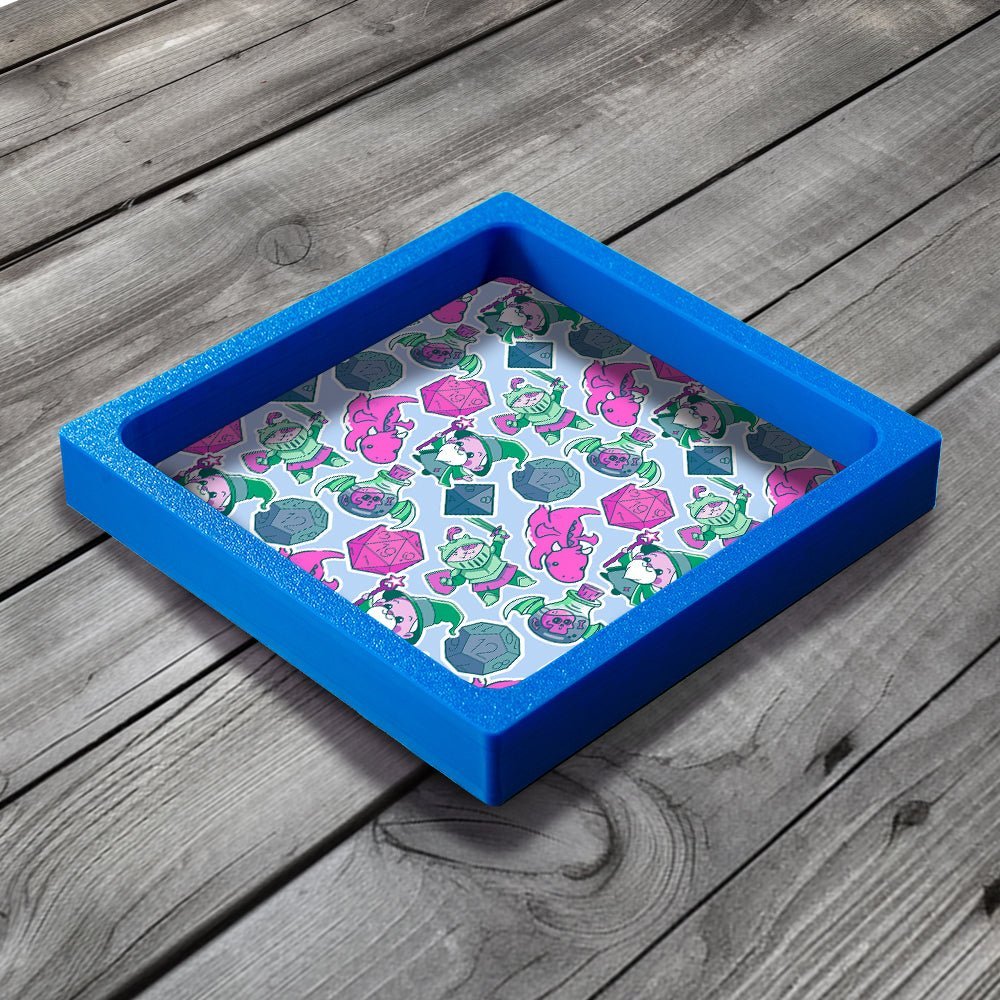 3D Printed Dice Tray - Arkham Horror Miskatonic University Board Game Tabletop Gaming Gifts Accessories, RPG D&D Dice