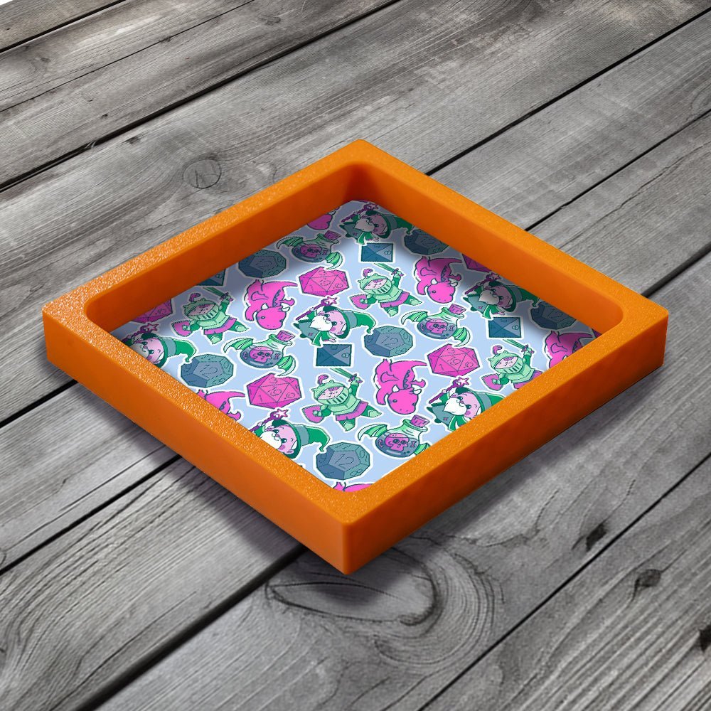 3D Printed Dice Tray - Arkham Horror Miskatonic University Board Game Tabletop Gaming Gifts Accessories, RPG D&D Dice