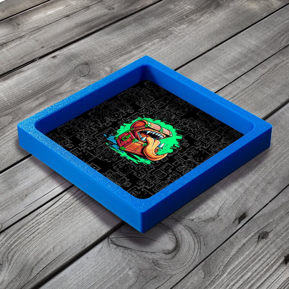3D Printed Dice Tray - RPG Mimic Chest Board Game Tabletop Gaming Gifts Accessories, RPG D&D Dice