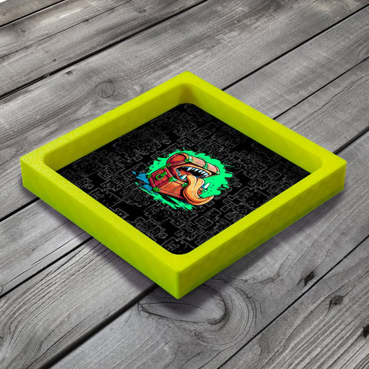 3D Printed Dice Tray - RPG Mimic Chest Board Game Tabletop Gaming Gifts Accessories, RPG D&D Dice