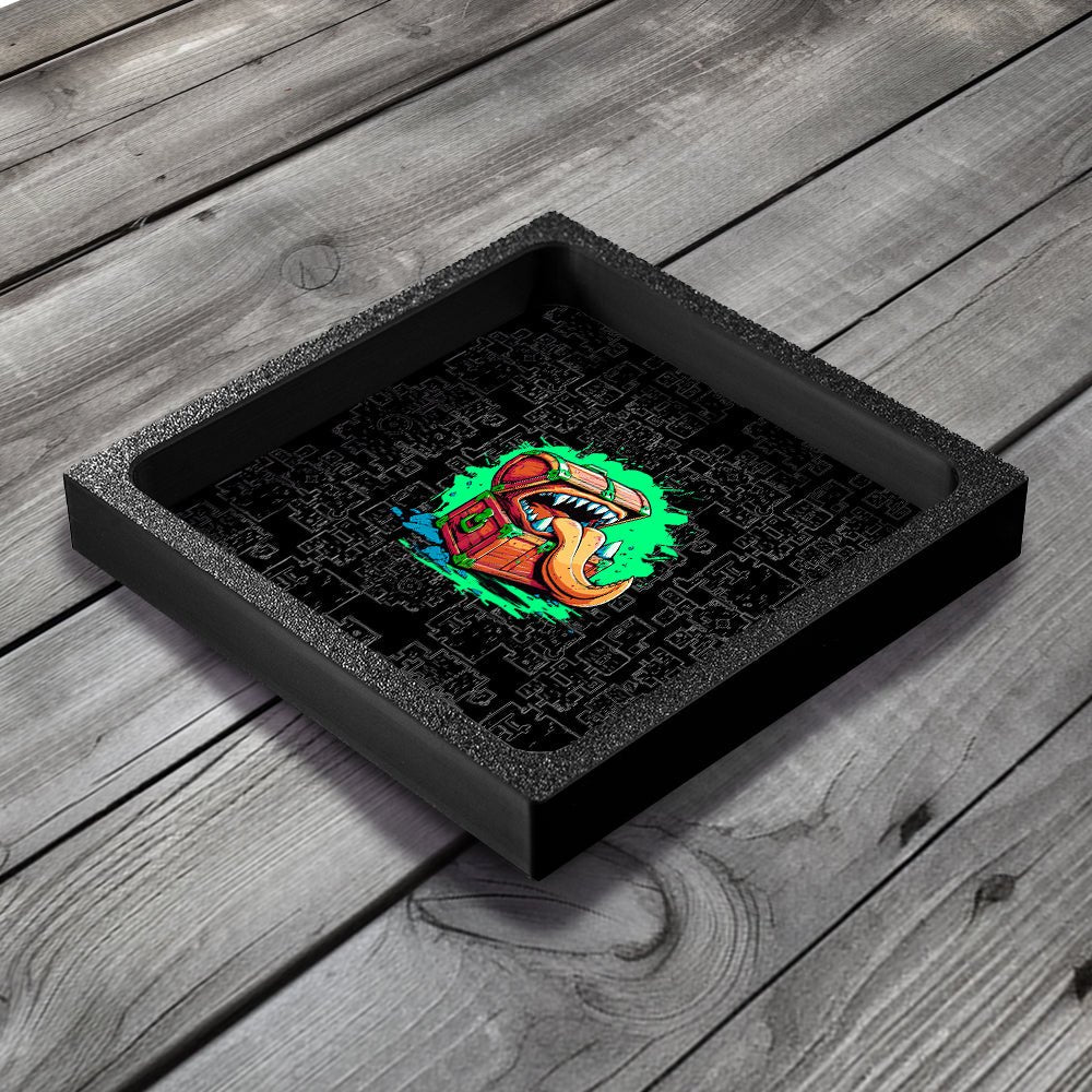 3D Printed Dice Tray - RPG Mimic Chest Board Game Tabletop Gaming Gifts Accessories, RPG D&D Dice