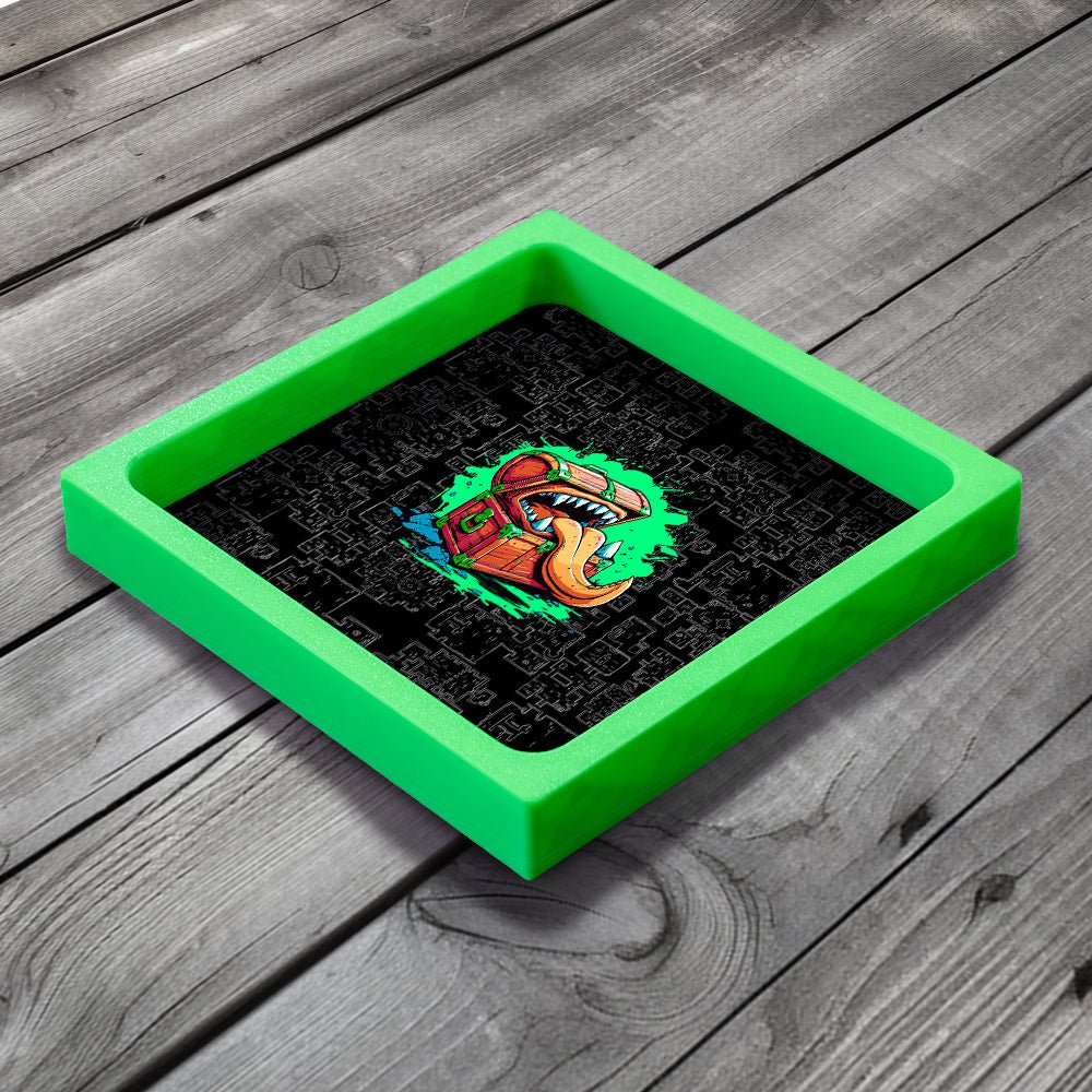 3D Printed Dice Tray - RPG Mimic Chest Board Game Tabletop Gaming Gifts Accessories, RPG D&D Dice