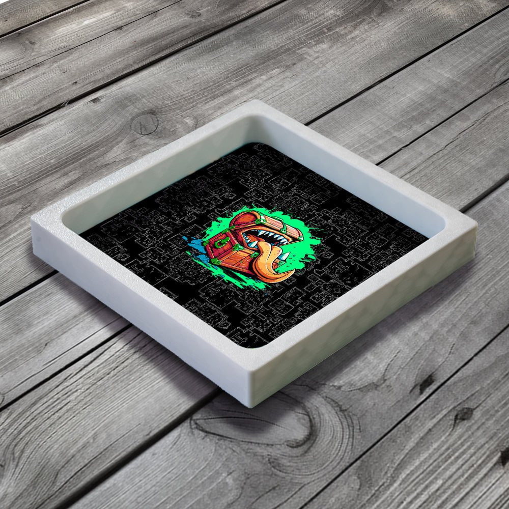 3D Printed Dice Tray - RPG Mimic Chest Board Game Tabletop Gaming Gifts Accessories, RPG D&D Dice