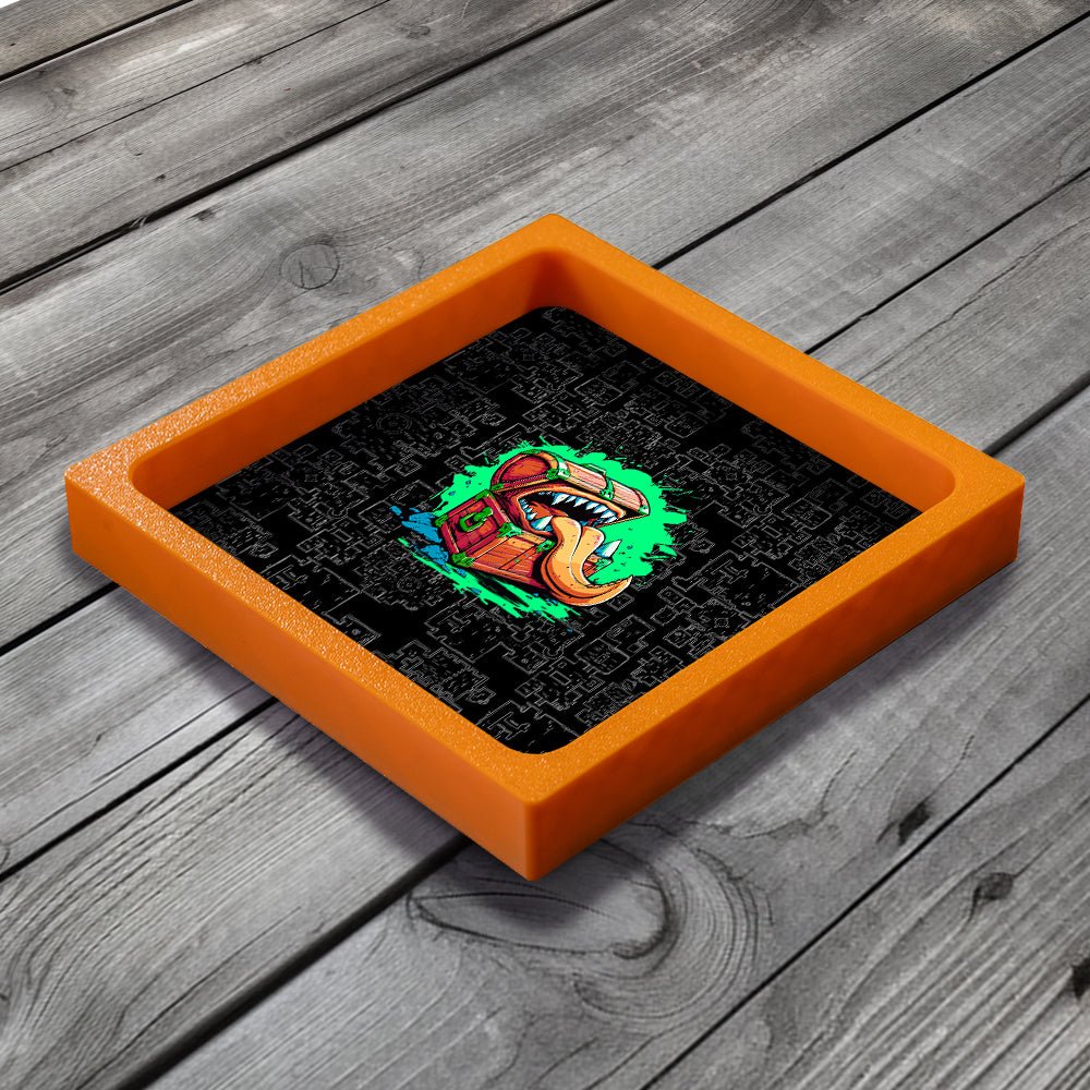 3D Printed Dice Tray - RPG Mimic Chest Board Game Tabletop Gaming Gifts Accessories, RPG D&D Dice