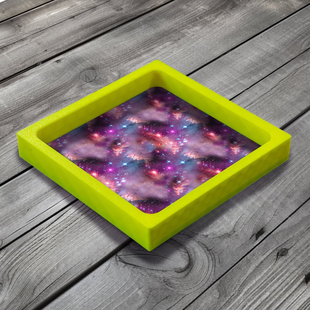 3D Printed Dice Tray - Space Nebula Board Game Tabletop Gaming Gifts Accessories, RPG D&D Dice