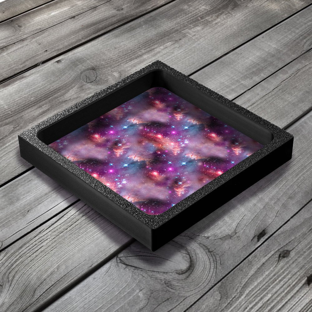3D Printed Dice Tray - Space Nebula Board Game Tabletop Gaming Gifts Accessories, RPG D&D Dice