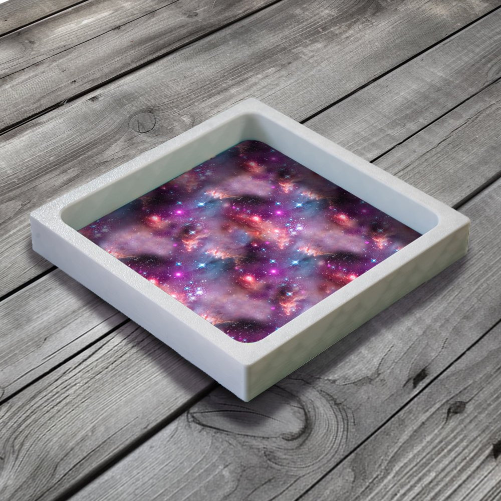 3D Printed Dice Tray - Space Nebula Board Game Tabletop Gaming Gifts Accessories, RPG D&D Dice