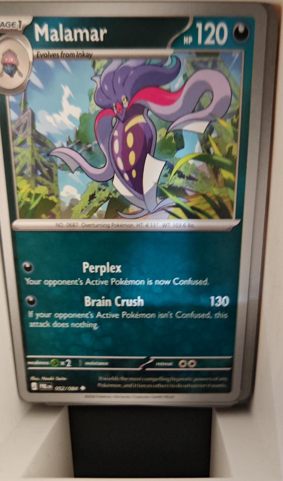 Malamar - 052/084 - - PITCH BLACK - Pokemon - Uncommon | AA18-42