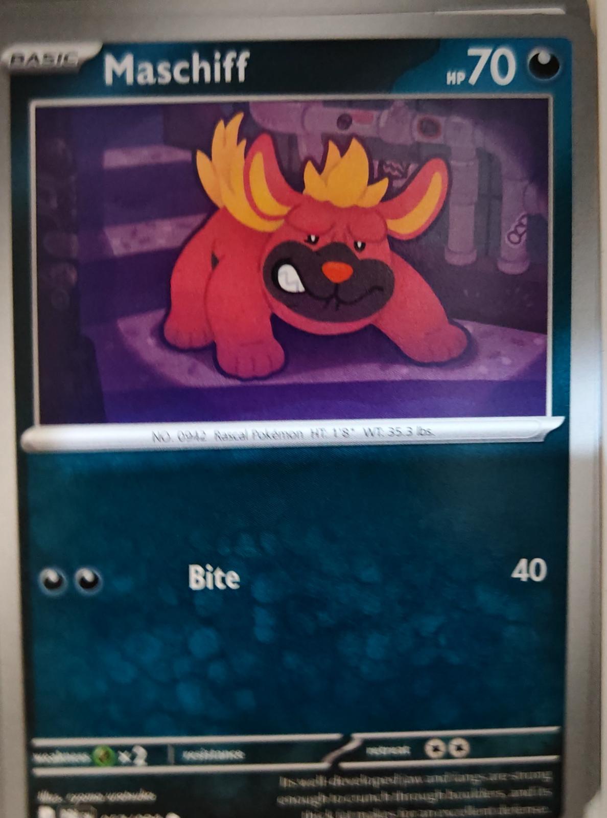 Maschiff - 057/084 - - PITCH BLACK - Pokemon - Common | AA17-3