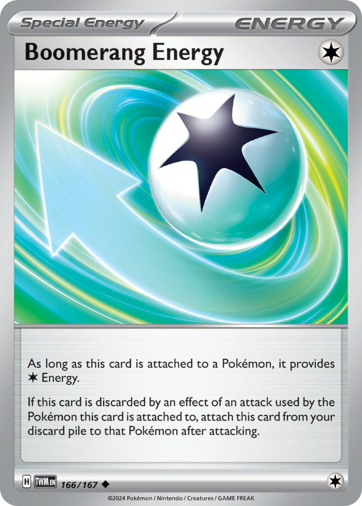 Boomerang Energy - 166/167 - - TWILIGHT MASQUERADE - Pokemon - | AA44-89