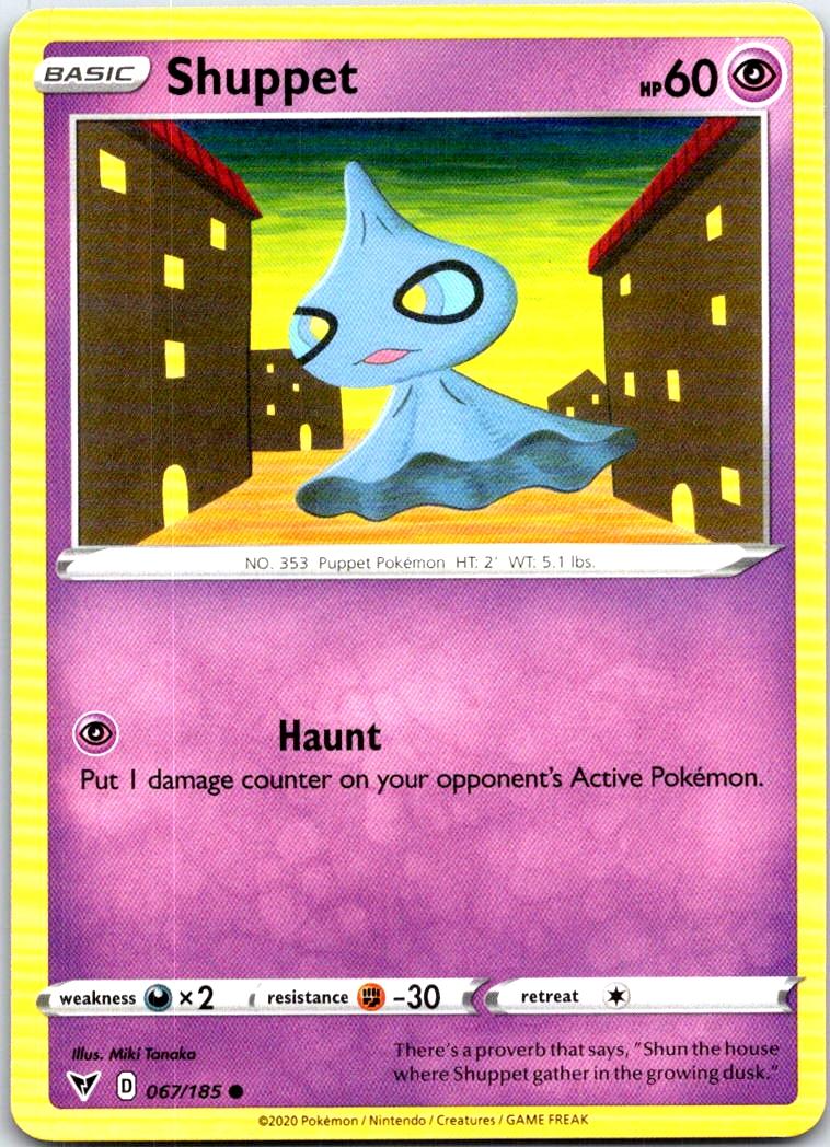 Shuppet - 067/185 - - VIVID VOLTAGE - Pokemon - Common | AB95-5