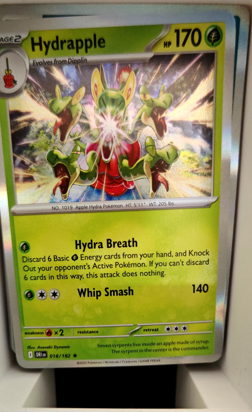 Hydrapple - 018/182 - Holo - DESTINED RIVALS - Pokemon - Rare | AA06-75