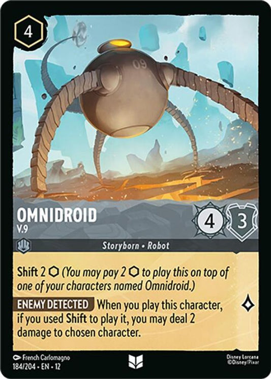 Omnidroid - V.9 - 184/204 - - WILDS UNKNOWN - Lorcana - Uncommon | LAA03-58