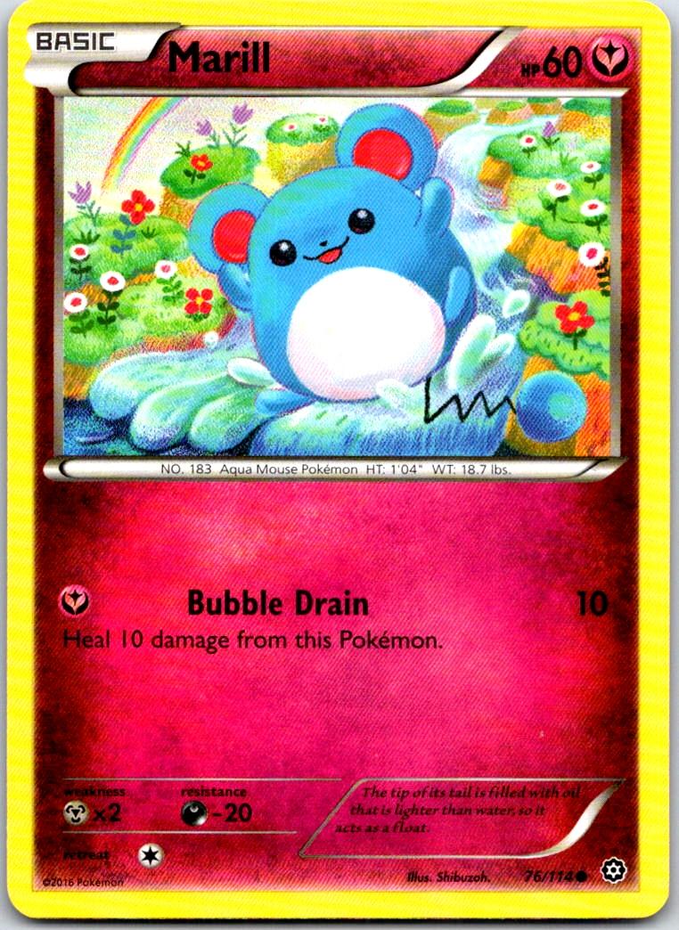 Marill - 76/114 - - STEAM SIEGE - Pokemon - Common | AB10-48