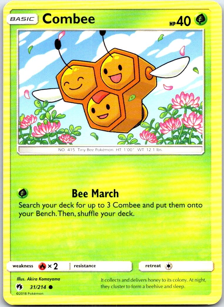 Combee - 31/214 - - LOST THUNDER - Pokemon - Common | AB64-28
