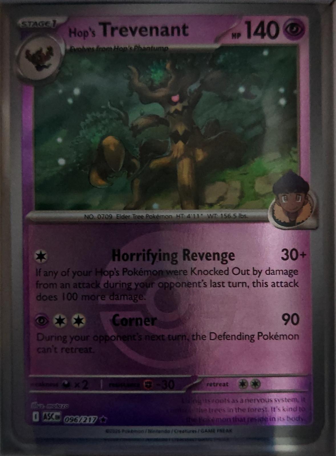 Hop's Trevenant (Poke Ball) - 096/217 - Reverse Holo - ASCENDED HEROES - Pokemon - | AA61-13