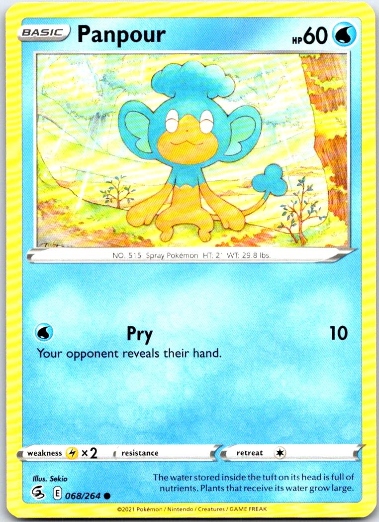 Panpour - 068/264 - - FUSION STRIKE - Pokemon - Common | AB39-25