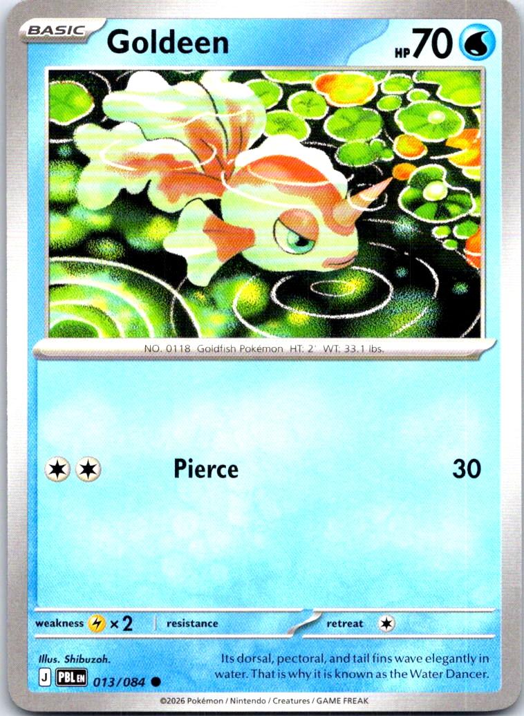 Goldeen - 013/084 - - PITCH BLACK - Pokemon - Common | AB59-41