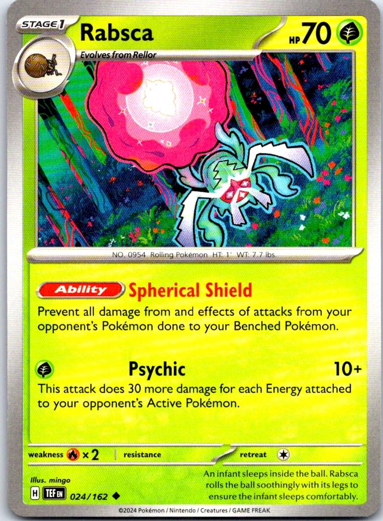 Rabsca - 024/162 - - TEMPORAL FORCES - Pokemon - Uncommon | AB27-24