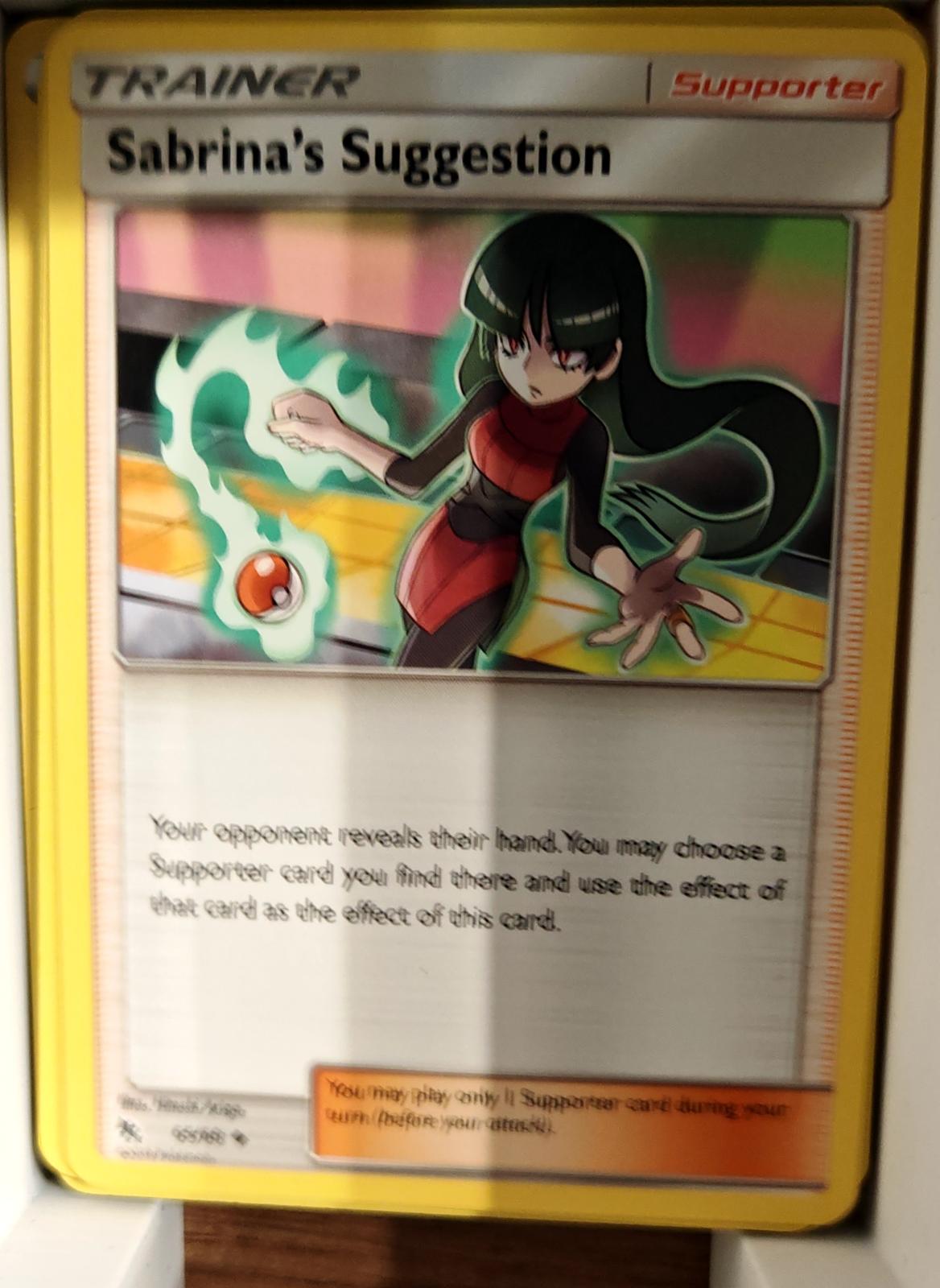 Sabrina's Suggestion - 65/68 - - HIDDEN FATES - Pokemon - Uncommon | AA70-44
