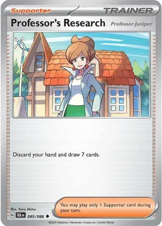 Professor's Research - 085/086 - - BLACK BOLT - Pokemon - Uncommon | AA41-96