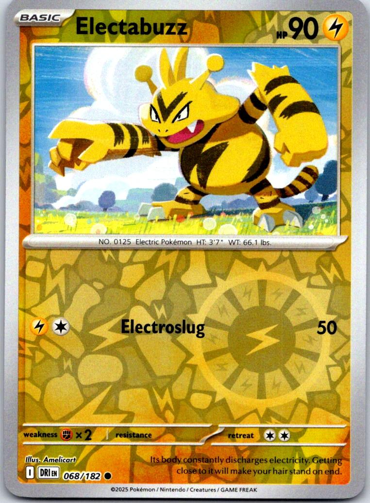Electabuzz - 068/182 - Reverse Holo - DESTINED RIVALS - Pokemon - | AA123-28