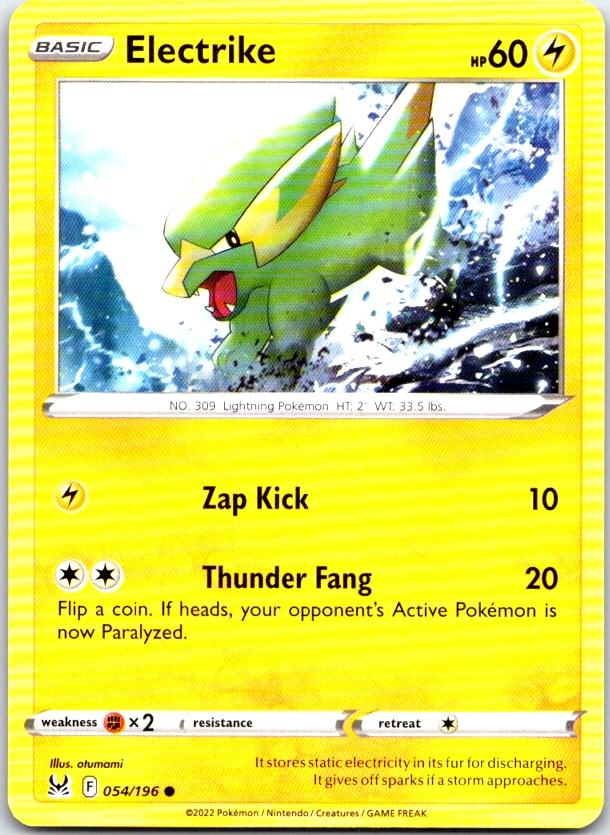 Electrike - 054/196 - - LOST ORIGIN - Pokemon - Common | AC10-45