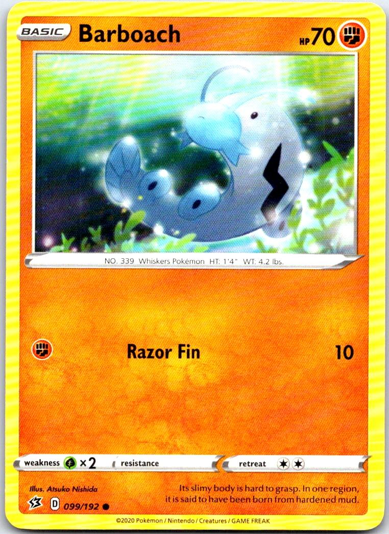 Barboach - 099/192 - - REBEL CLASH - Pokemon - Common | AB28-28