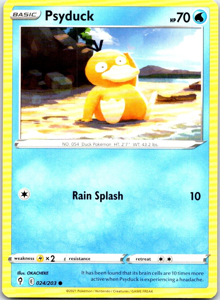 Psyduck - 024/203 - - EVOLVING SKIES - Pokemon - Common | AB37-44