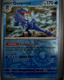 Quaquaval - 054/198 - Reverse Holo - SCARLET & VIOLET - Pokemon - Rare | AA49-43