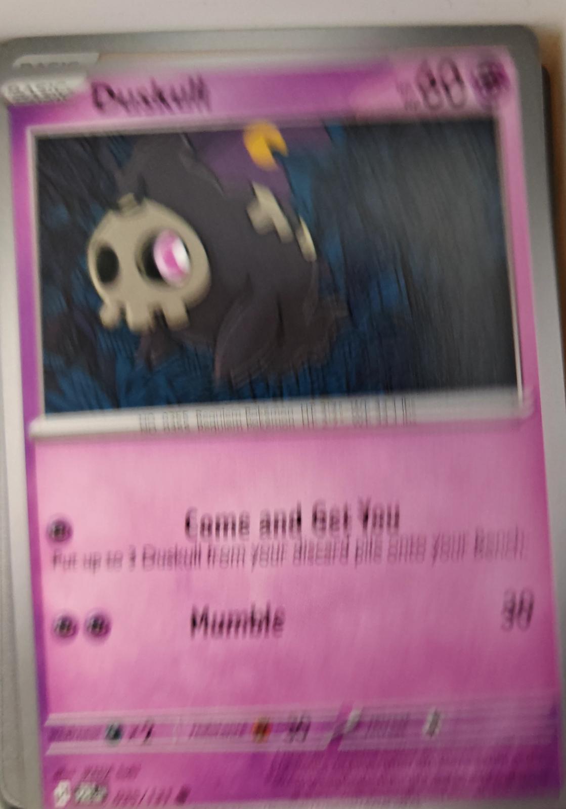 Duskull - 035/131 - - PRISMATIC EVOLUTIONS - Pokemon - Common | AA27-98