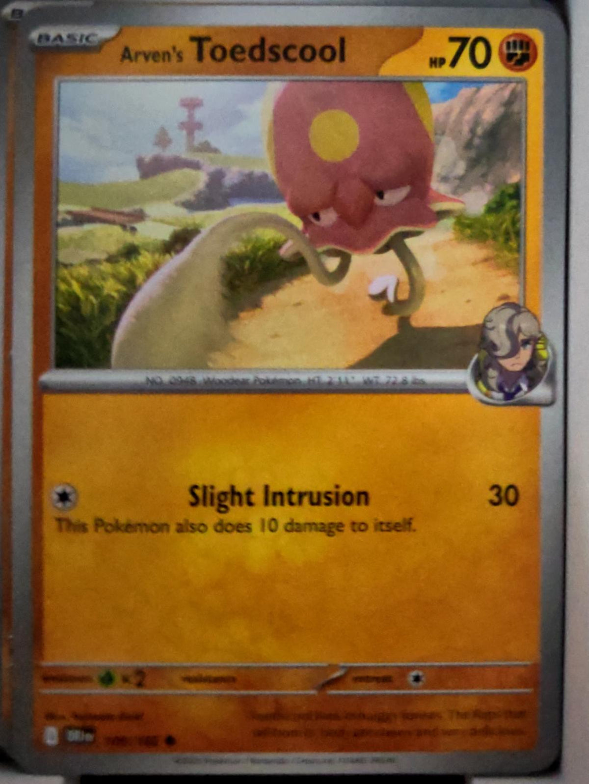 Arven's Toedscool - 109/182 - - DESTINED RIVALS - Pokemon - Common | AA52-24